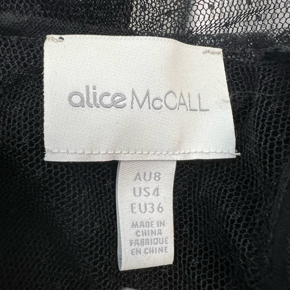 Alice McCall If Only Sheer Long Sleeve Ruffle Top - Picture 5 of 7